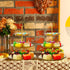 8 Packs 3 Patelai Tier Crystal Acrylic Clear Cake Stand with Gold Round Holder Acrylic Cupcake Stand Holder for Home