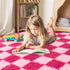 5x7 Checkered Rugs for Living Room Bedroom, Area Rugs for Living Room, Modern Shaggy Carpets Fuzzy Rug for Boys Girls