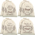 Vesici 8 Pcs Large Linen Bread Bag for Homemade Bread Reusable Container