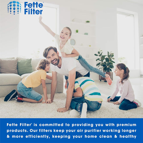 Fette Filter - Premium Air Purifier Replacement Filter Set, Compatible with Levoit LV-H126 (1 Hepa 3 Carbon)