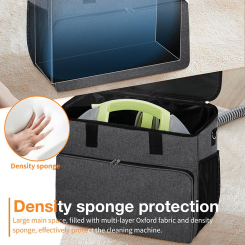 Carrying Case for Bissell Carpet and Upholstery Cleaner 1400B/3353, Storage Bag with Removable Divider