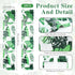 2 Pcs Classroom Door Window Cover Blackout Window Shades 8 x 36 Inches Tropical Leaves Patterns Side Door Window Curtain for Classroom Glass Door Blinds by YLOLUL