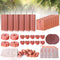 Cedar Blocks for Clothes Storage, 56 Pcs with Metal Hooks, Rings, Balls, and Scented Sachets for Closets and Drawers