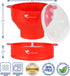 Silicone Microwave Popcorn Popper Bowl - 100% Pure Silicone, BPA-free, Reusable, Eco-Friendly