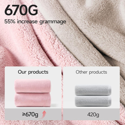 6 Set (70 x35 670GSM Sets REDKISS Piece Towel - Oversized Bath Sheets in), Ultra Soft & Highly Absorbent, Quick Dry