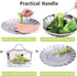 Consevisen Vegetable Steamer Basket for Cooking, Stainless Steel Veggie Steam Basket, Folding Expandable Steaming