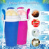 Slushy Maker Cup 2 Pack, DIY Magic Quick Frozen Slushie Cup, Double Layer Portable Smoothie Squeeze Cup