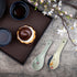 6 Pieces Japanese Retro Ceramics Soup Spoons, Asian Chinese Serving Spoons for Ramen, Noodles, Wonton