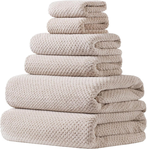 Extra Large Bath Towels Set for Bathroom 30x60 Inches Super Soft Light