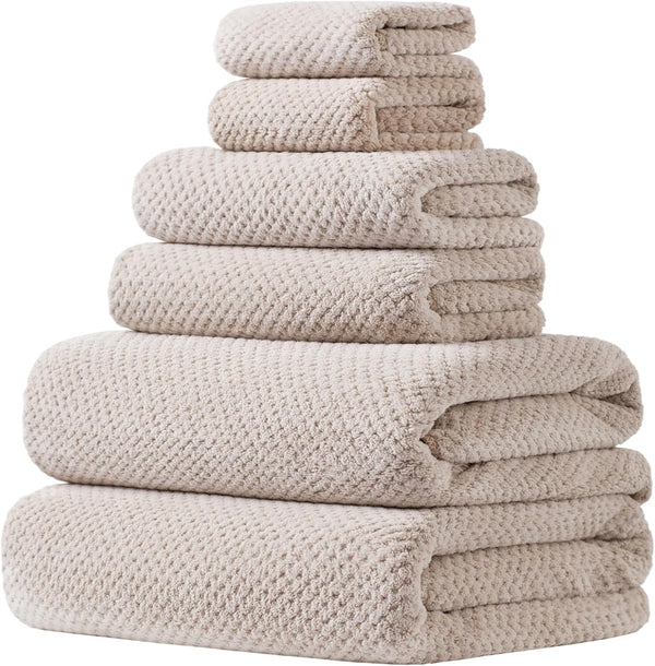 Extra Large Bath Towels Set for Bathroom 30x60 Inches Super Soft Light