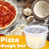Pizza Dough Proofing Box, Set of 12 Stackable Containers with Lid for Family Size Dough