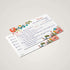 Jot & Mark Floral Recipe Cards 4x6 | Double Sided Thick Cardstock, 50 Count (Garden Floral)
