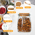 Brajttt 20 Pack, 7 oz Mini Yogurt Jars Glass Favor Jars with Cork Lids, Pudding Containers with Lids, Mason Jar Wedding