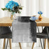 AILUER 13"x 71") Black Grey Table Runners Rustic Farmhouse Linen Table Runners Abstract Art Retro Coffee Table Runner