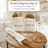 2 1 Leafico Reusable Bread Bags Cotton Storage Bags + Baguette Bag with Food Safe TPU Liner For Homemade Bread