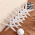AerWo 20pcs 4 Inches White Artificial Resin Starfish with Rope for DIY Craft Beach Wedding Decorations
