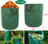 CMOOD 72 Gloves(3-Pack) Gallons Garden Bag Collapsible Reuseable Heavy Duty Garden Waste Bags for Lawn Yard Leaf Trash