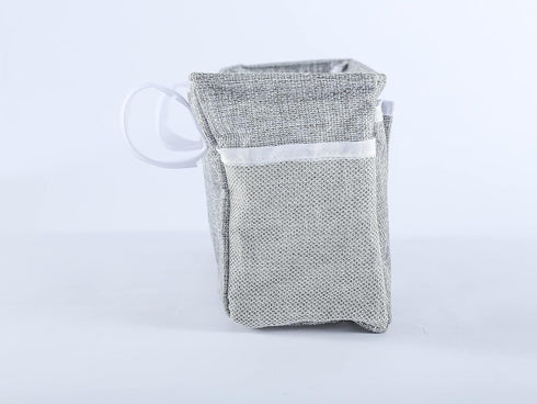 Home Dormitory Bed Hanging Storage Bag, Dark Gray, 31 cm Length, 11 cm Width, 16 cm Height