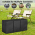 4 Packs 39" 12" 20" Folding Chair Storage Bag, Waterproof Large Carry Bag for Plastic, Resin, and Wood Folding Chairs