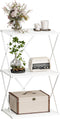 3-Tier End Table Small Side Table Tall Bedside Night Stand with Storage