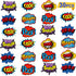 Blulu 30 Pieces Hero Themed Party Decorations, Fun Sign Cutouts for Celebrations