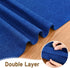 36 inches 13x36 Inch Farmhouse Rustic Table Runner Blue Faux Linen Double Layer Table Runners Thick Reversible Short
