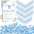 Whaline 51 Pcs Pacifier Hunt Baby Shower Game Include Watercolor Baby Clothes