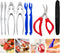 Crab and Lobster Tools - Crab Leg Crackers and Picks Set, Picks