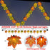 13.6FT 35LED SUNSGNE Fall Lights Thanksgiving String Lights, Orange Yellow Green Maple Leaf String Lights