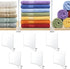 BAUMFEUER 6 Pack Clear Acrylic Shelf Dividers for Closet Shelf Organizer of Bedroom
