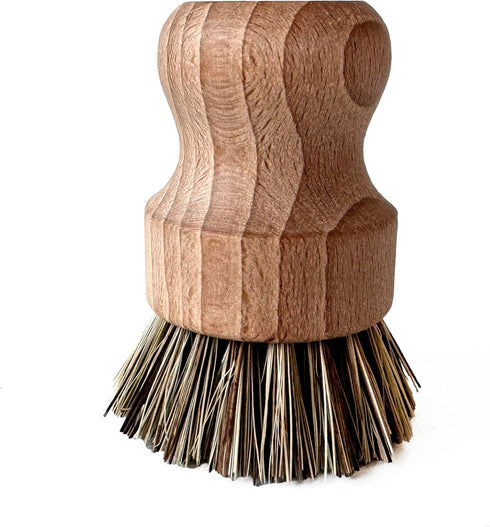 Murchison-Hume Compostable Pot Scrubber with Ergonomic Handle and Ultra-Strong Mexican Palm Bristles,
