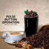OVENTE Black Electric Coffee Grinder - Compact Grinding Mill with Stainless Blade for Beans, Spices, Herb, Tea
