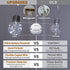 200 YOLIGHT Wishing Ball Curtain Lights LED Window Curtain String Lights with Remote, USB Battery Powered Twinkle Globe