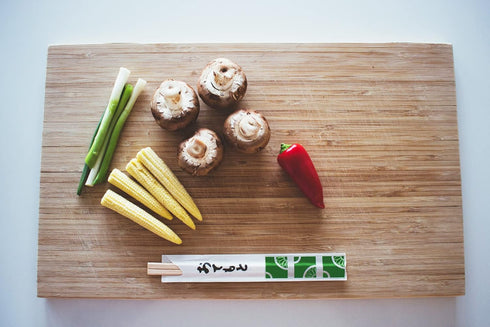 200 Count | KingSeal 8 Inch Natural Poplar Disposable Wood Chopsticks - Bulk Pack, 2 Packs x 100 Pairs