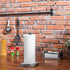 Set, Countertop MyGift Paper Towel and Napkin Holder Torched Wood and Industrial Metal Paper Towel Holder and Flat