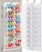UVIAHOMI 30 Pairs Over the Door Shoe Organizer, Breathable Mesh Pocket Hanging