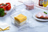 American Sliced Cheese Holder - Storage Container for Fridge, Easy to Clean, Airtight, Leak Proof, Freshness, Made in