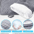 4 Pcs Oven Mitts and Pot Holders, High Heat Resistant 500 F Gloves for Baking, Cooking, Grilling (Light Gray)