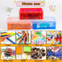 6Pack Colorful Small Plastic Containers, 5.3" X 3.0" X 2.0" - Stackable Mini Storage Box with Lid for Jewelry, Crafts