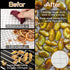 (8 Pack) Round Silicone Dehydrator Sheets, Dostk Premium Non Stick Mesh for Fruit Dehydrator, Reusable 13" Diameter