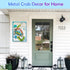Garden,Patios,Porch,Bedroom,Bathroom,Office,18 Inches BVLFOOK Crab Metal Wall Decor Marine Wall Art Wall Sculpture
