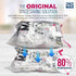 Small 6 Pack SPACE MAX Premium Space Saver Vacuum Storage Bags, Reusable with Travel Hand Pump