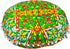 22" CRAFT KALA Round Mandala Comfort Meditation Floor Pillow Cover, Large Pillows Seating Cover for Adults, Cushions