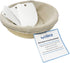 ChefCD 9 Inch Round Bread Proofing Basket Set - Cloth Liner, Bowl Scraper, Smoother for Home & Professional Bakers