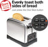 Hamilton Beach Retro Toaster - 2 Slice, Polished Stainless Steel, Wide Slots, Sure-Toast Technology, Bagel & Defrost