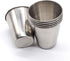 AUEAR 6 Pack 2.3 Oz Stainless Steel Shot Glass, Espresso Cups for Bar Home Restaurant