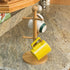 Home Basics Bamboo Mug Tree, Holds Up to 6 Coffee Cups, Free Standing Circular Base for Kitchen Countertop, Beige