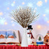 24 17inch Winter Decorations Pcs Artificial Berry Stems White Berry Picks for Christmas Holiday Flower Arrangements
