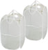 Simple Houseware Mesh Pop-Up Laundry Hamper Basket with Side Pocket, Gray - 2 Pack