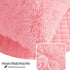 LIFEREVO 2 Pack Fluffy Faux Fur Pillow Shams, 18 x 18 Inches Luxury Decorative Cushion Covers, Pink, Zipper Closure
